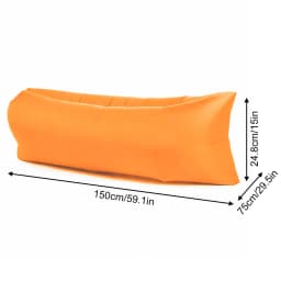 Inflatable Couch Air Lounger Chair Comfortable Portable Blow Up Sofa for Camping Beach Hiking Picnic Festival Backyard Office