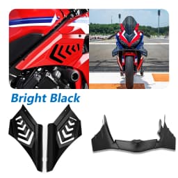 X For Honda CBR650R 2024 CBR 650 R 2025 CBR 650R 2026 Motorcycle Aero Fixed Wind Wing Front Spoiler Winglets Front Lip Downforce