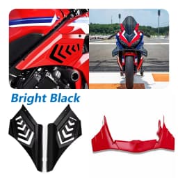 X For Honda CBR650R 2024 CBR 650 R 2025 CBR 650R 2026 Motorcycle Aero Fixed Wind Wing Front Spoiler Winglets Front Lip Downforce