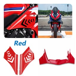 X For Honda CBR650R 2024 CBR 650 R 2025 CBR 650R 2026 Motorcycle Aero Fixed Wind Wing Front Spoiler Winglets Front Lip Downforce
