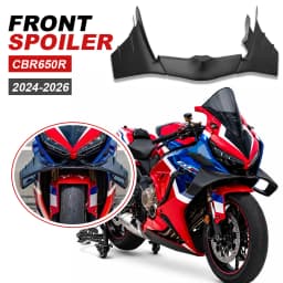 X For Honda CBR650R 2024 CBR 650 R 2025 CBR 650R 2026 Motorcycle Aero Fixed Wind Wing Front Spoiler Winglets Front Lip Downforce