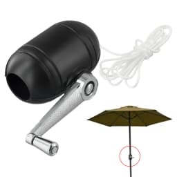 Coffee Shop Product Name Umbrella Replacement Crank Shade Black Crank For Garden Garden Party Replacement Parts