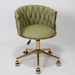 Luxury Makeup Chair with Adjustable Height, Swivel Vanity Stool for Bedroom Salon