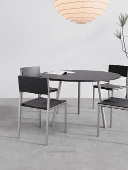 Nordic Solid Wood Dining Chair for Home, Minimalist Backrest Seat with Natural Grain, Rustic Elegant Accent Chair