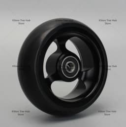 4 Inch 5 Inch Aluminum Alloy Front Wheel Casters High Speed Wear Resistant Sports Wheelchair Replacement Accessories
