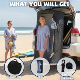 Portable Pop-Up Privacy Tent Outdoor Shower Tent Foldable with Storage Bag Easy Setup for Beach Camping - Ideal for Outdoor Use
