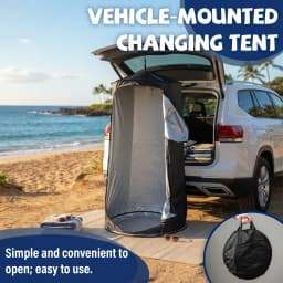 Portable Pop-Up Privacy Tent Outdoor Shower Tent Foldable with Storage Bag Easy Setup for Beach Camping - Ideal for Outdoor Use