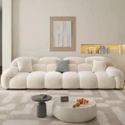 Fabric Minimalist Living Room Sofa Set 6 Seters Beige Sectional Designer Modern Sofas Couch Double Canape Salon Home Furniture