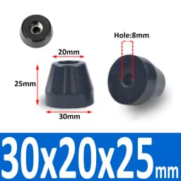 Black Rubber Machine Feet Pad Table Chairs Height Adjustable Shock Pad With Gasket