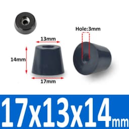 Black Rubber Machine Feet Pad Table Chairs Height Adjustable Shock Pad With Gasket