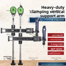 Multifunctional labor-saving telescopic rotating air and wind batch vertical balance arm lock electric screwdriver holder