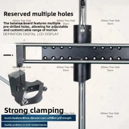Multifunctional labor-saving telescopic rotating air and wind batch vertical balance arm lock electric screwdriver holder