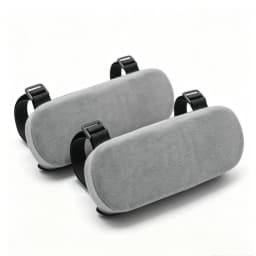 1/2Pcs Slow Rebound Memory Foam Armrest Cushion Pad Chair Mat Elbow Rest Cover Office Chair Arm Cover Black Grey Wholesale