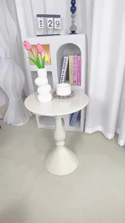 New Cream Style Living Room, Sofa Side Table, Small Movable Small Unit, Nordic Mini Coffee Table, Circular Table Coffee Tables