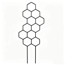 1PC Honeycomb Design Plant Trellis, Rustproof Plastic Support For Potted Vines And Flowers, Indoor Outdoor Garden Climbing Frame
