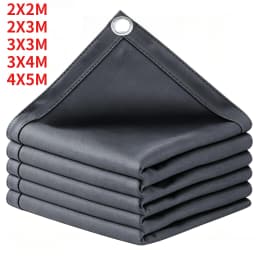 Waterproof Shade Sail with Grommets Tent Tarp Cover Sunshade Cloth Awning Canopy for Outdoor Garden Patio Camping Hiking Shelter