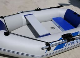 Thick PVC Inflatable Boat Foldable Rubber Dinghy Full Kits For Fishing Flood Rescue Kayak