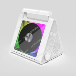 FM stereo radio home audio player, portable multifunctional CD player, cassette player combo built-in