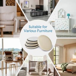 2-100Pcs Feet Glider Sliding Pads Home Furniture Sliders Furniture Gliders PTFE Square Floor Mover Pads For Household Hardware