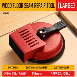 Wood Flooring Gap Repair Tool Heavy Duty Carbon Steel Single Head Suction Cup Floor Gap Fixer Installation Adjustment Tool for H