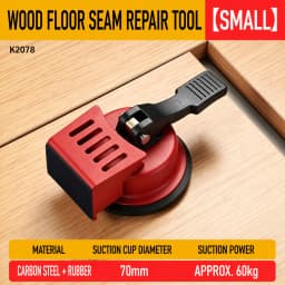 Wood Flooring Gap Repair Tool Heavy Duty Carbon Steel Single Head Suction Cup Floor Gap Fixer Installation Adjustment Tool for H