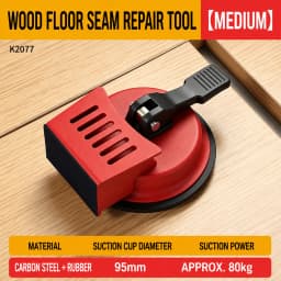 Wood Flooring Gap Repair Tool Heavy Duty Carbon Steel Single Head Suction Cup Floor Gap Fixer Installation Adjustment Tool for H