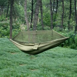 Family Courtyard V Frame Suspended Bed Outdoor Two People Detachable Mosquito Proof Mesh Hammock Camping Portable Sleeping Bag