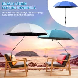 New Detachable Clamp Sun Umbrella Portable Foldable Chair Parasol For Camping Beach Fishing Chair Outdoor Sun Protection