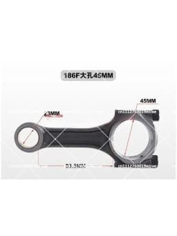 Diesel Generator Connecting Rod for 170 173F 178 186FA 188F 192F Air Cooled Engine Parts
