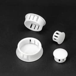 White Plastic Hole Plug Snap On Plug Furniture Door And Window Decoration Dust Cover 5mm~100mm