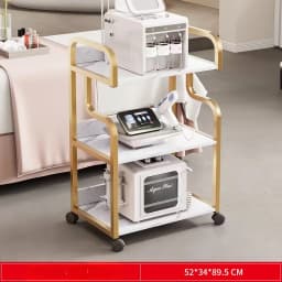 Beauty Instrument Cart Spectrometer Cart Small Bubble Movable Beauty Salon Trolley Special Tool Cart