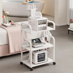 Beauty Instrument Cart Spectrometer Cart Small Bubble Movable Beauty Salon Trolley Special Tool Cart