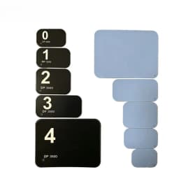 Size 2 Flexible Dental PSP Imaging Plate Phosphor Plate High Resolution Sensor Adult Dental Caries Examination Radiography Tool