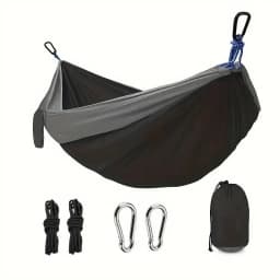 Portable Lightweight Parachute Nylon Camping Hammock, Outdoor Gear for Backpacking Travel Survival