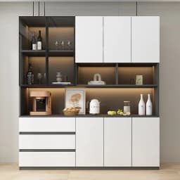 LivingRoom Cabinet Premium Solid Wood Dining Side Cabinet Integrated Household Light Luxury High-end Wine Cabinet Storage Locker