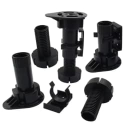 Heavy Duty Cupboard Foot Load Bearing Bracket Anti-Slip Cabinet Leg 8/10/12/15cm Adjustable Height Cabinet Levelers For Bathroom