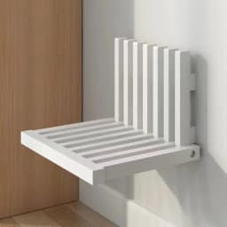 Wall-Mounted Folding Shoe Changing Stool Porch Organizer Neat Advanced Space-Saving Footwear Holder for Entrance