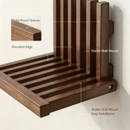 Wall-Mounted Folding Shoe Changing Stool Porch Organizer Neat Advanced Space-Saving Footwear Holder for Entrance