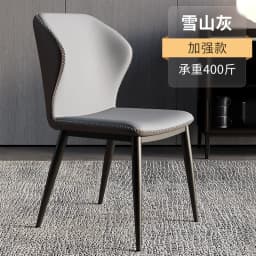 Luxury Modern Dining Chair - Nordic Style Backrest Chair for Home/Cafe, Ergonomic Restaurant Chair with Metal Legs