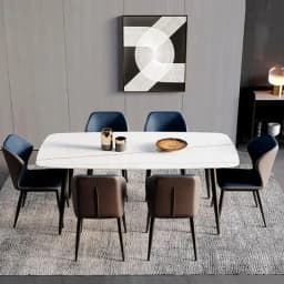Luxury Modern Dining Chair - Nordic Style Backrest Chair for Home/Cafe, Ergonomic Restaurant Chair with Metal Legs