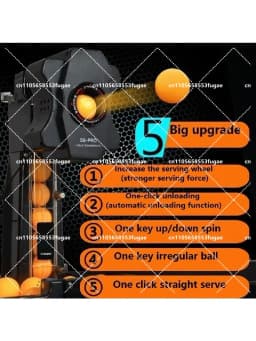 Automatic Table Tennis Serving Robot with Net, Household Ping Pong Training Practice Equipment