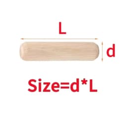 Wooden Dowel Cabinet Drawer Round Fluted Wood Craft Dowel Pins Fitting Wooden Dowel Pin M5 ~ M12