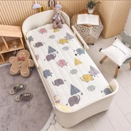 Baby Mattress Kindergarten Children's Nap Mat Detachable Washed Top And Bottom Mattress For Kids Nursery Nap Bed Thick Crib Pad