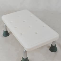 Bathroom Step Stool Rustproof Step Stool with Non-Slip Top Bath Seat Compact Footstool Easy to Clean for Elderly, Bathtub