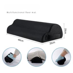 Memory Foam Office Foot Stool & Under Desk Footrest Leg Elevation Pillow for Gaming & Home Office 1/2pcs