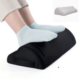 Memory Foam Office Foot Stool & Under Desk Footrest Leg Elevation Pillow for Gaming & Home Office 1/2pcs