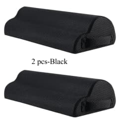 Memory Foam Office Foot Stool & Under Desk Footrest Leg Elevation Pillow for Gaming & Home Office 1/2pcs