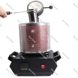 1-3KG Digital Gold Melting Furnace Machine with Mesh for Heating Casting Refining Metals Gold Silver Jewelry Casting Tool 1100℃