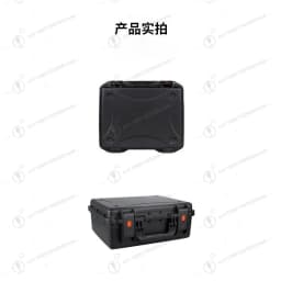 PP material double-layer microphone storage box, empty box, 8 handheld + 8 fanny packs + headset microphone vacancy