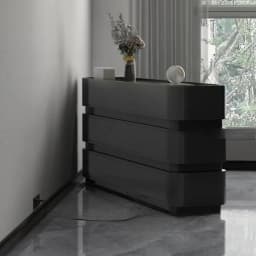 Storage Dresser Cabinets Hidden Black Luxury Collectables Light Cabinets Display Glass Aparadores De Salon Room Furniture